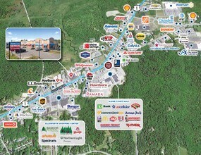 208 High St, Ellsworth, ME - AERIAL map view