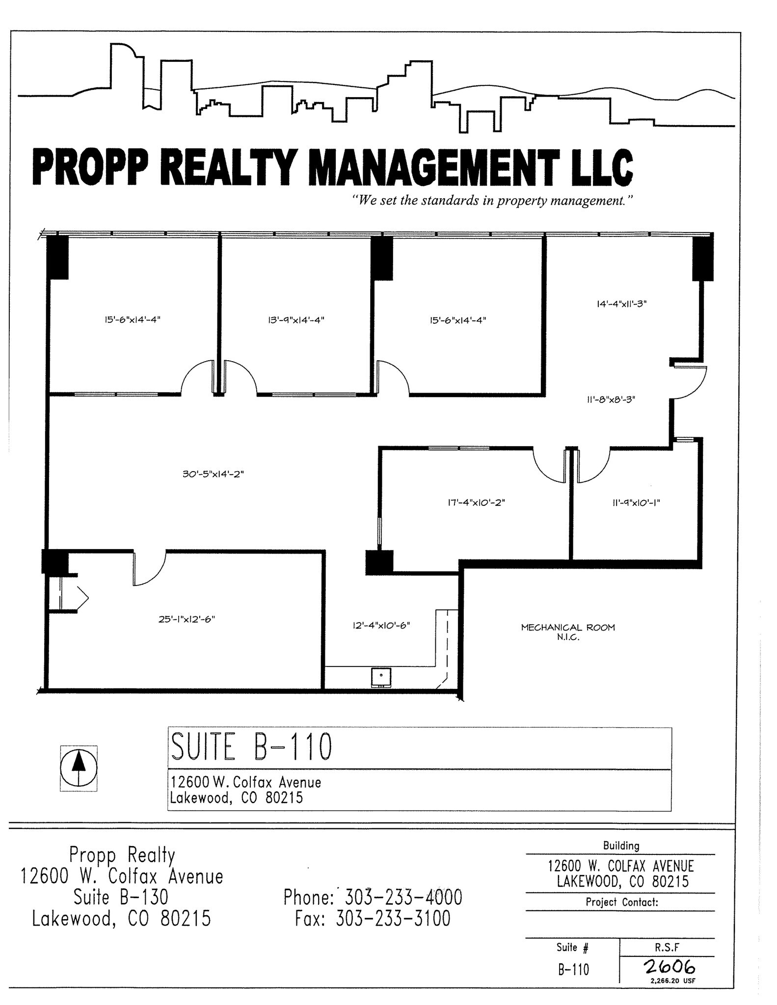 12600 W Colfax Ave, Lakewood, CO to rent Site Plan- Image 1 of 1