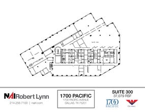 1700 Pacific Ave, Dallas, TX to rent Floor Plan- Image 1 of 1