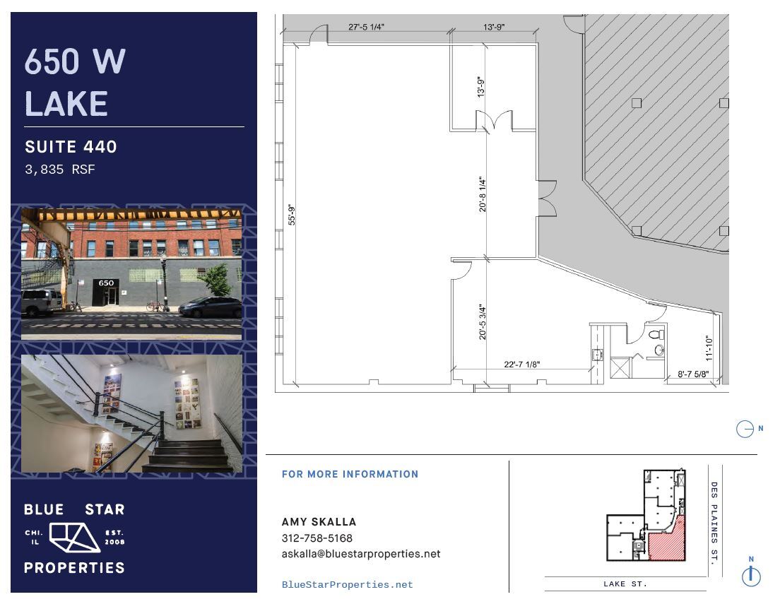 650 W Lake St, Chicago, IL to rent Floor Plan- Image 1 of 5