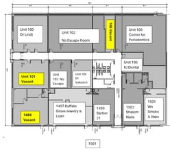 1397-1501 W Dundee Rd, Buffalo Grove, IL to rent Site Plan- Image 1 of 1