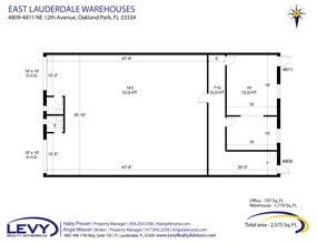 4861-4875 NE 12th Ave, Fort Lauderdale, FL to rent Floor Plan- Image 2 of 2