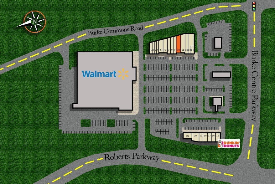 6030-6050 Burke Commons Rd, Burke, VA for rent - Site Plan - Image 2 of 2