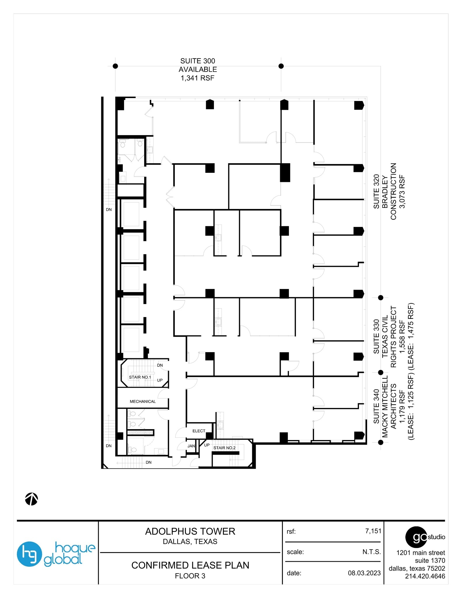 1412 Main St, Dallas, TX to rent Site Plan- Image 1 of 1