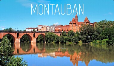 Montauban - Aerial  map view