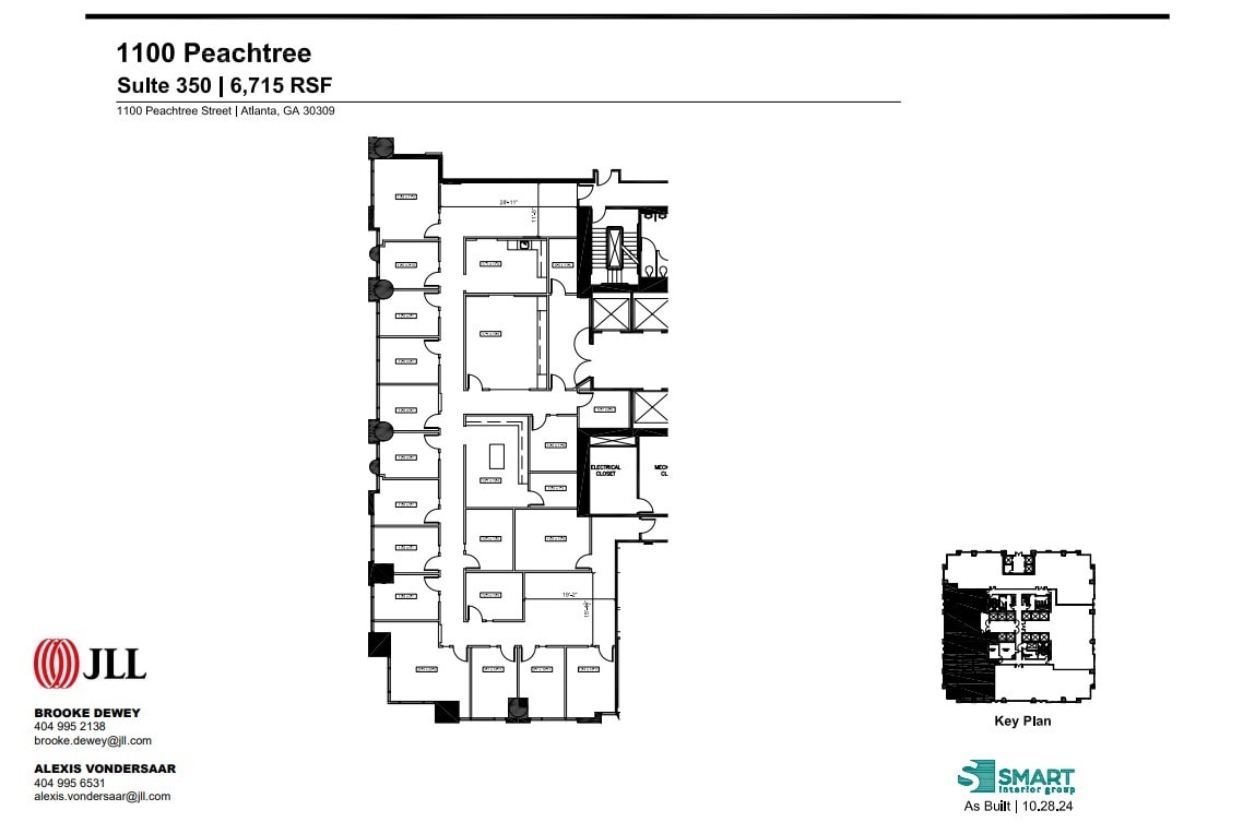1100 Peachtree St NE, Atlanta, GA to rent Floor Plan- Image 1 of 1