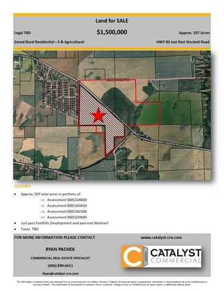 More details for HWY 87, Great Falls, MT - Land for Sale