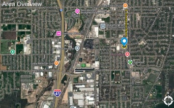 1401 S Commercial St, Neenah, WI - AERIAL  map view