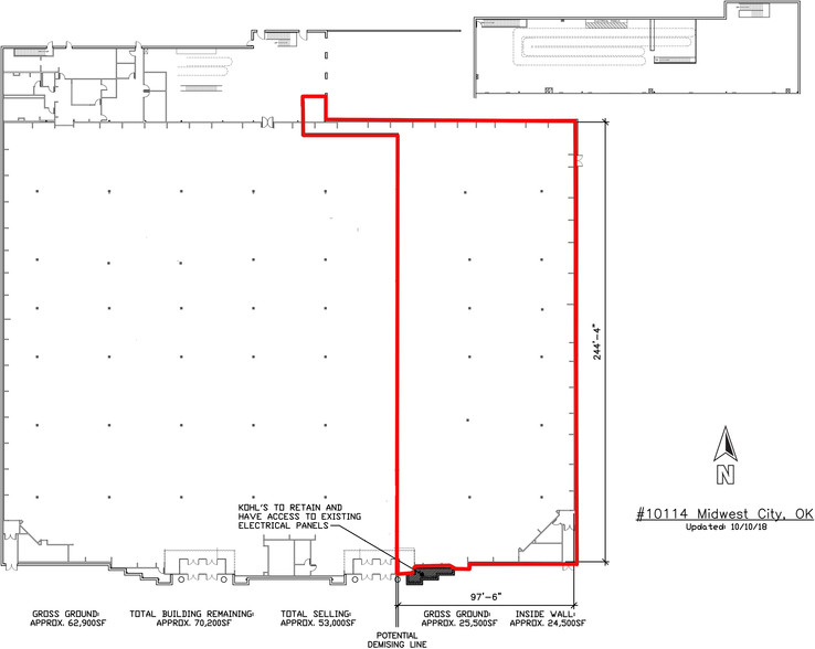 7401 SE 29th St, Midwest City, OK for rent - Floor Plan - Image 2 of 5