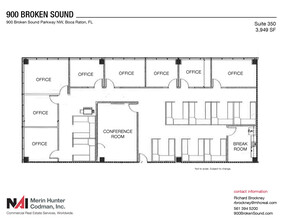 900 Broken Sound Pky NW, Boca Raton, FL for rent Floor Plan- Image 2 of 11