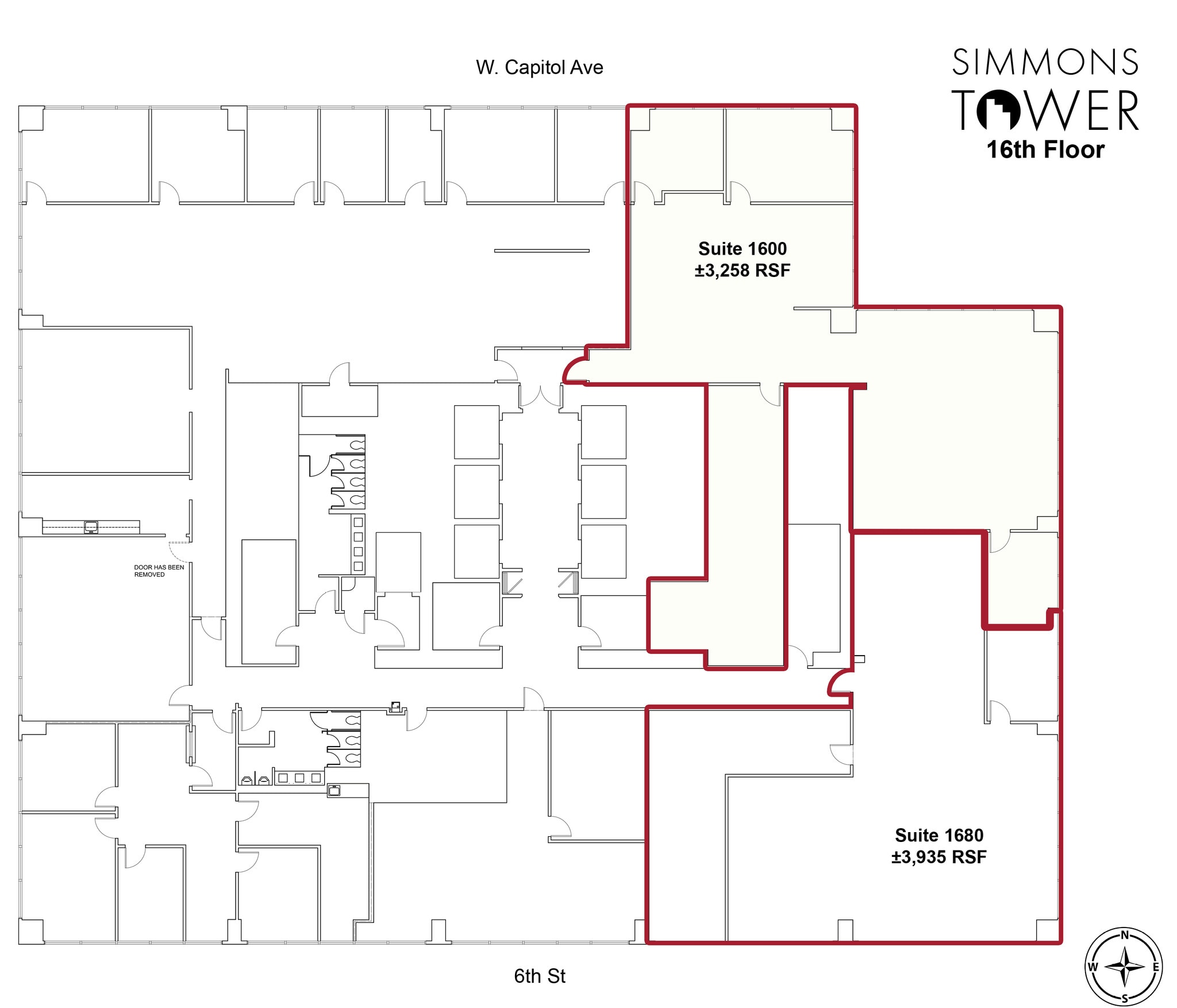 425 W Capitol Ave, Little Rock, AR to rent Floor Plan- Image 1 of 3