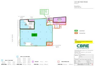 177-185 High Rd, Ilford to rent Site Plan- Image 2 of 2