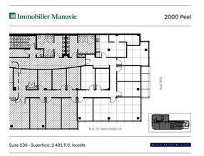 2000 Rue Peel, Montréal, QC for rent Floor Plan- Image 1 of 1