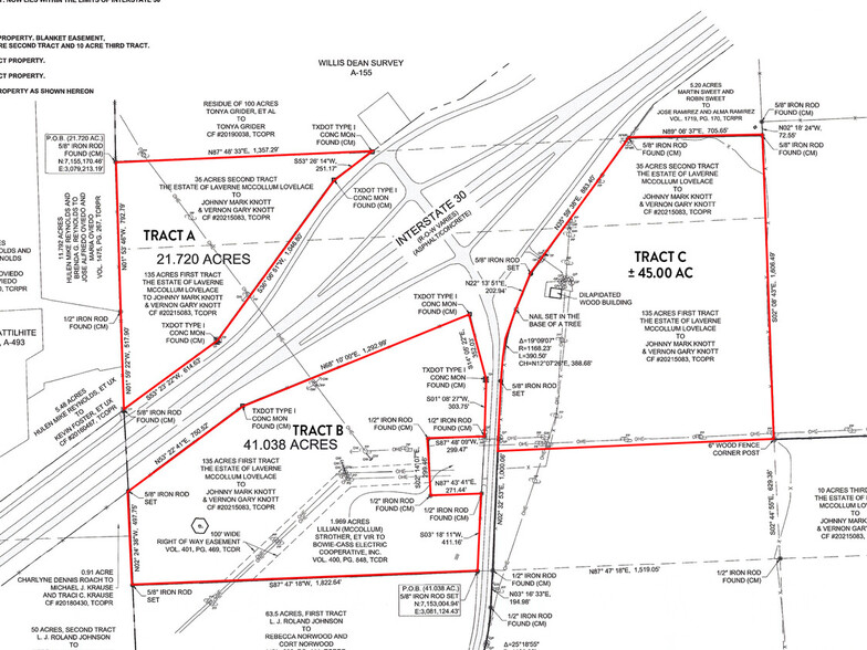 FM 1993 & IH-30, Cookville, TX for sale - Site Plan - Image 2 of 2