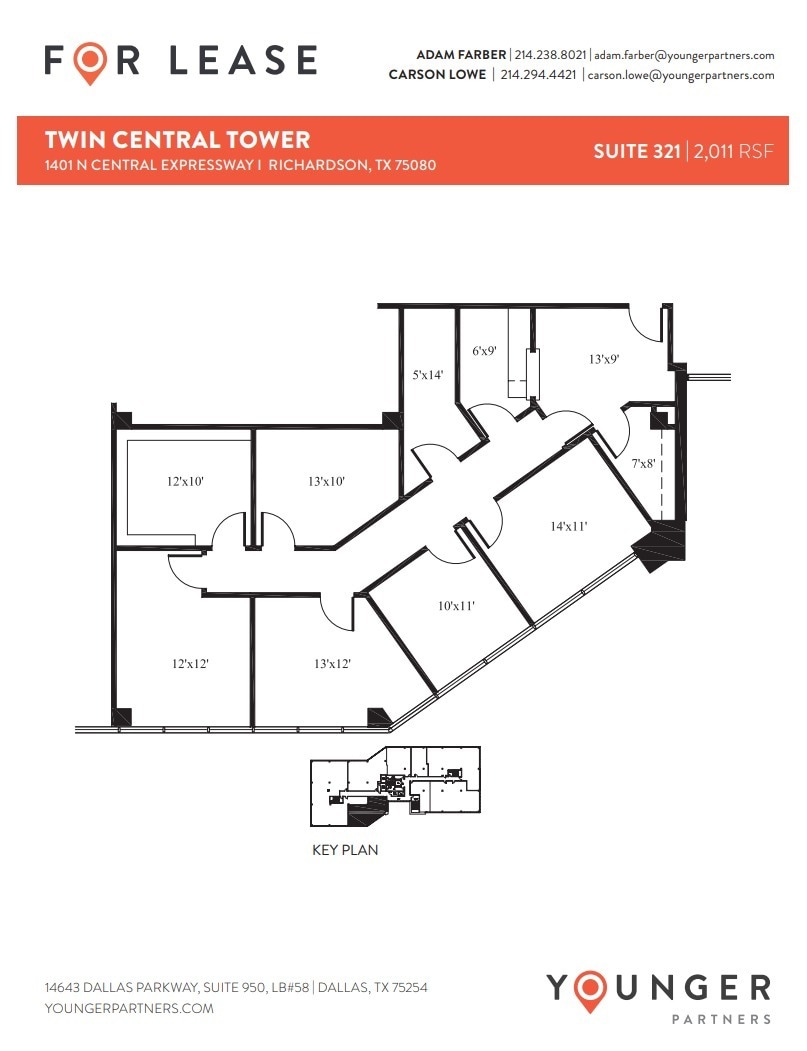 1401 N Central Expy, Richardson, TX to rent Floor Plan- Image 1 of 1