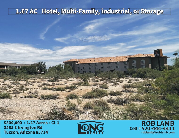 3585 E Irvington Rd, Tucson, AZ for sale - Building Photo - Image 1 of 1