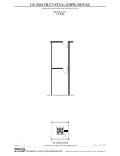 100 N Central Expy, Richardson, TX for rent Site Plan- Image 1 of 1