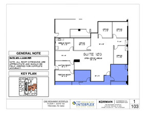 1 Neshaminy Interplex, Trevose, PA for rent Floor Plan- Image 2 of 2