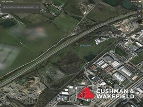 Muret - Aerial map view