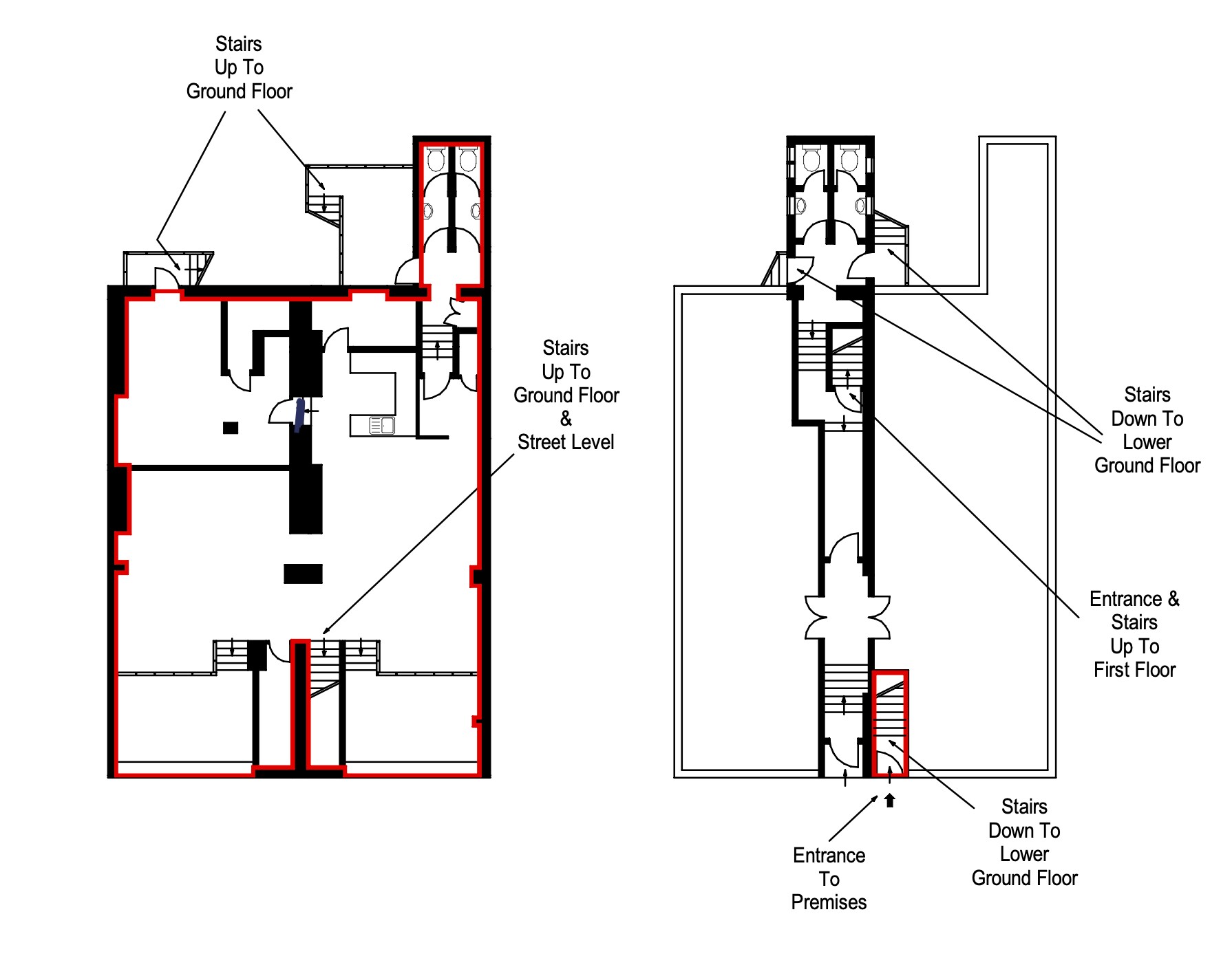 36b-38b Clapham rd, London to rent Floor Plan- Image 1 of 6