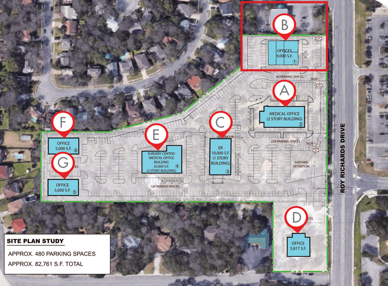 3795 FM 3009, Schertz, TX for rent - Site Plan - Image 2 of 3