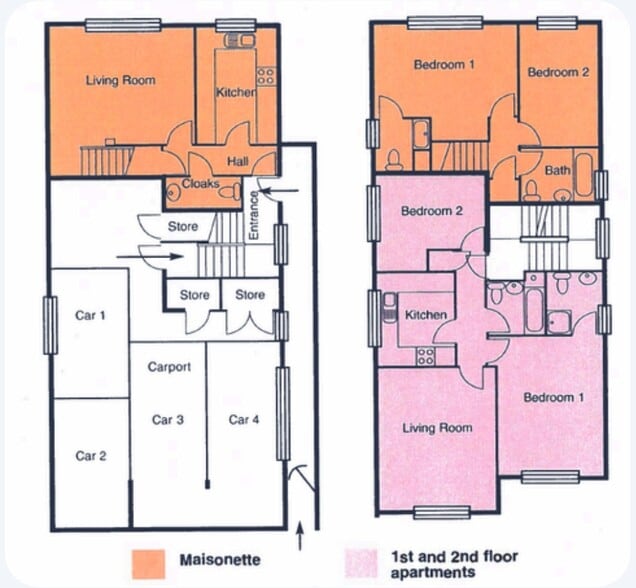 Wharfdale Rd, Bournemouth for sale - Floor Plan - Image 2 of 2