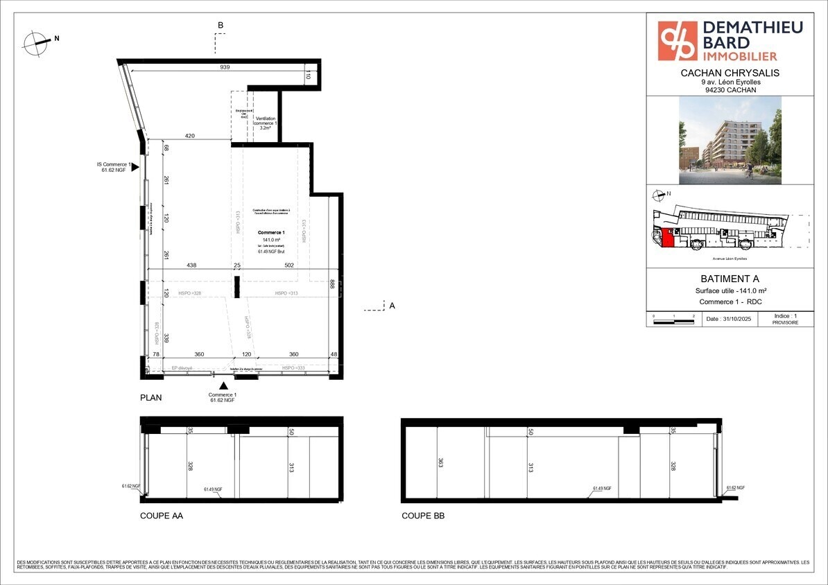 23-25 Avenue Carnot, Cachan to rent Interior Photo- Image 1 of 2
