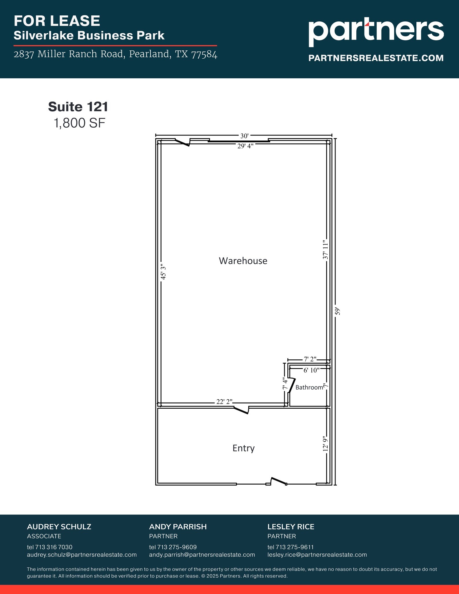 2825 Miller Ranch Rd, Pearland, TX to rent Site Plan- Image 1 of 1