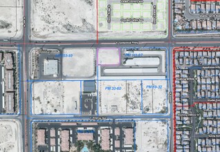 Centennial Pky, North Las Vegas, NV - aerial  map view