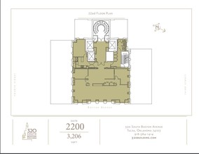 320 S Boston Ave, Tulsa, OK for rent Floor Plan- Image 1 of 1