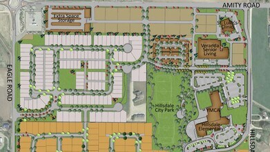 Amity Road and Eagle Road, Meridian, ID for sale Site Plan- Image 1 of 3