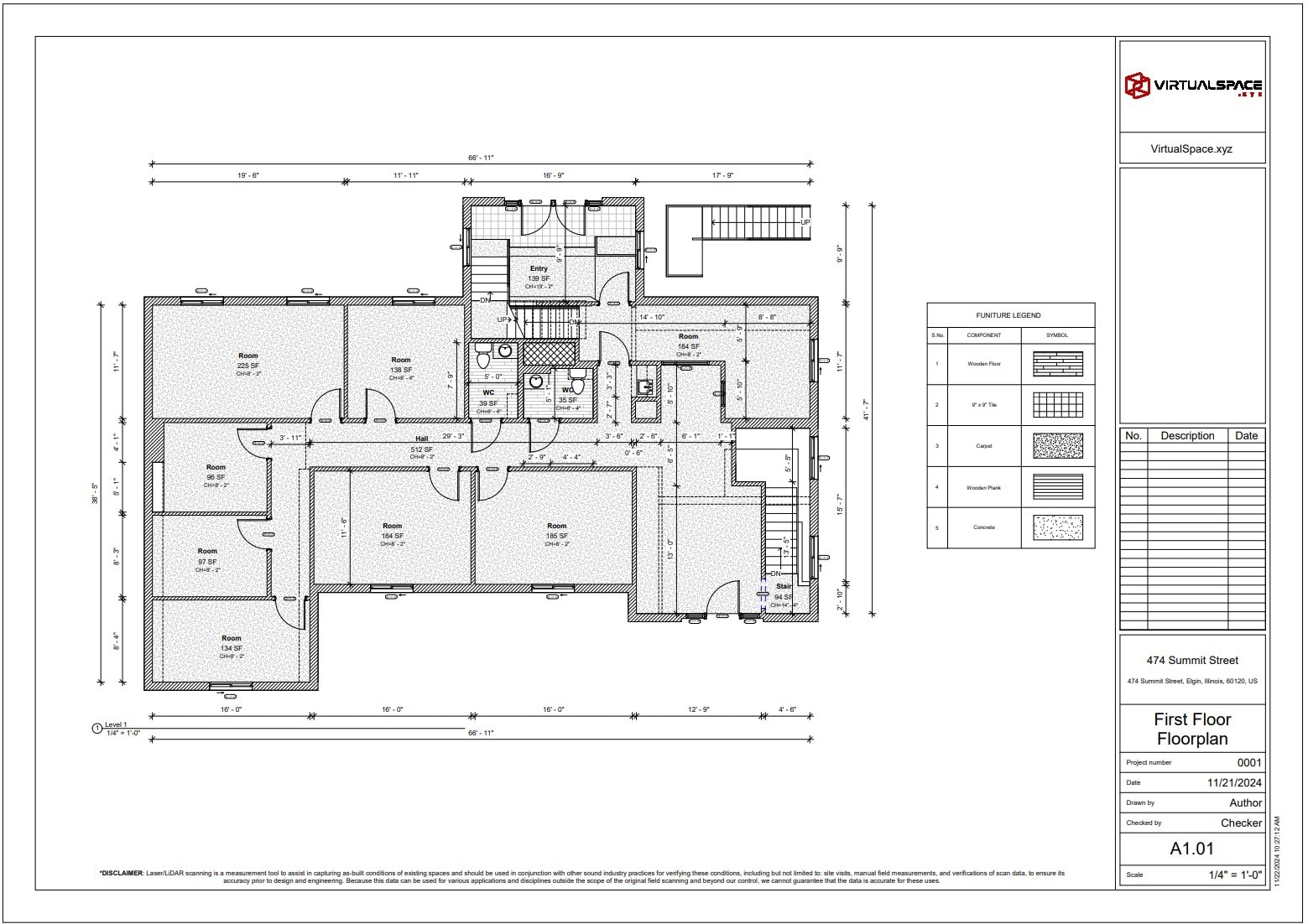 474 Summit St, Elgin, IL to rent Floor Plan- Image 1 of 1