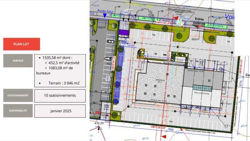 Light Industrial in Saint-Priest for sale - Site Plan - Image 2 of 2
