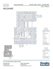 808 Wilshire Blvd, Santa Monica, CA for rent Floor Plan- Image 2 of 2