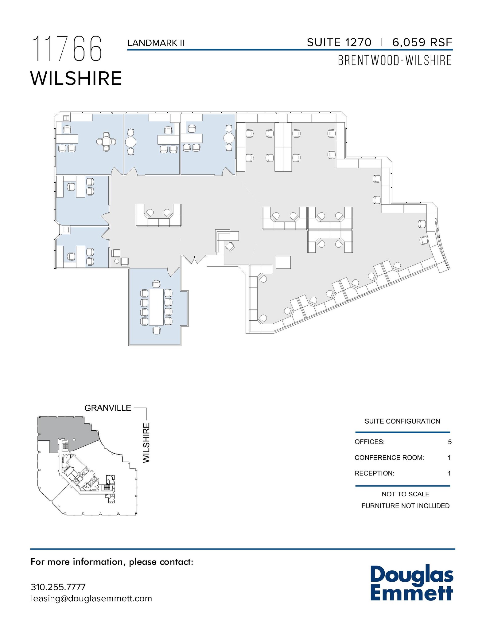 11766 Wilshire Blvd, Los Angeles, CA to rent Floor Plan- Image 1 of 1