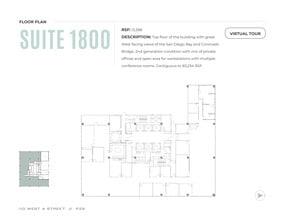 110 W A St, San Diego, CA to rent Floor Plan- Image 1 of 1