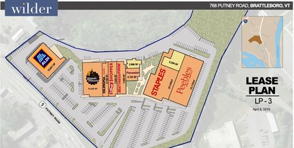 766-768 Putney Rd, Brattleboro, VT for rent Site Plan- Image 1 of 1