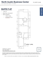 8711 Burnet Rd, Austin, TX for rent Floor Plan- Image 1 of 1