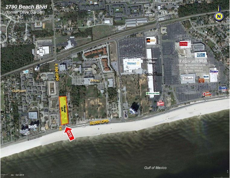 2790 Beach Blvd, Biloxi, MS for sale - Building Photo - Image 1 of 1