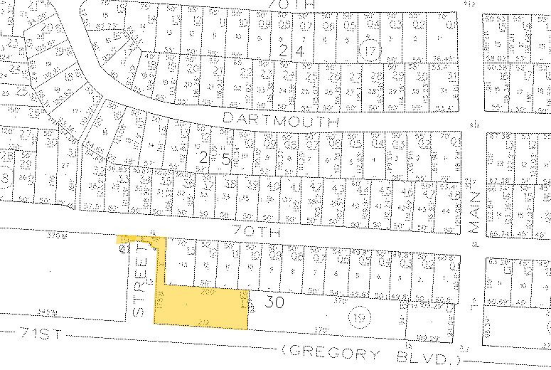 114 W Gregory Blvd, Kansas City, MO for rent - Plat Map - Image 2 of 2