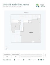 102-108 Yorkville Ave, Toronto, ON for rent Site Plan- Image 1 of 1