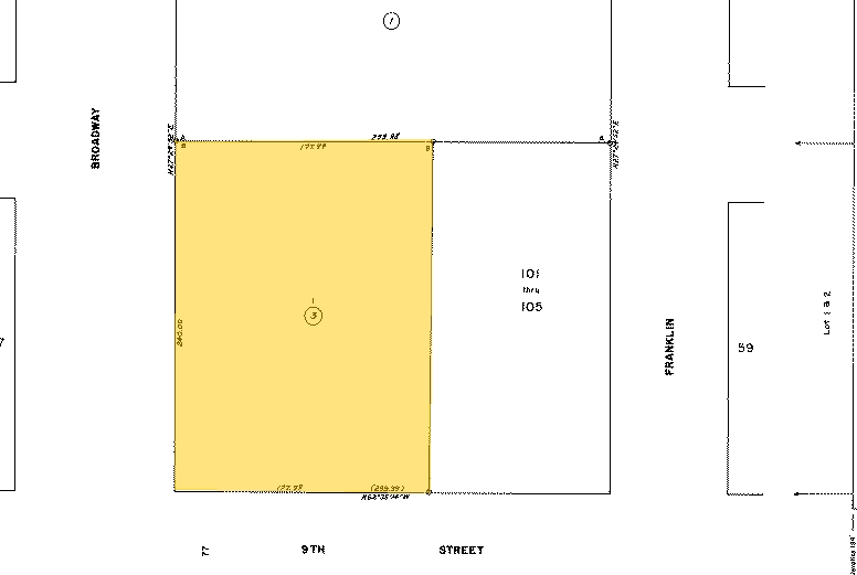 988 Broadway, Oakland, CA for rent - Plat Map - Image 2 of 8