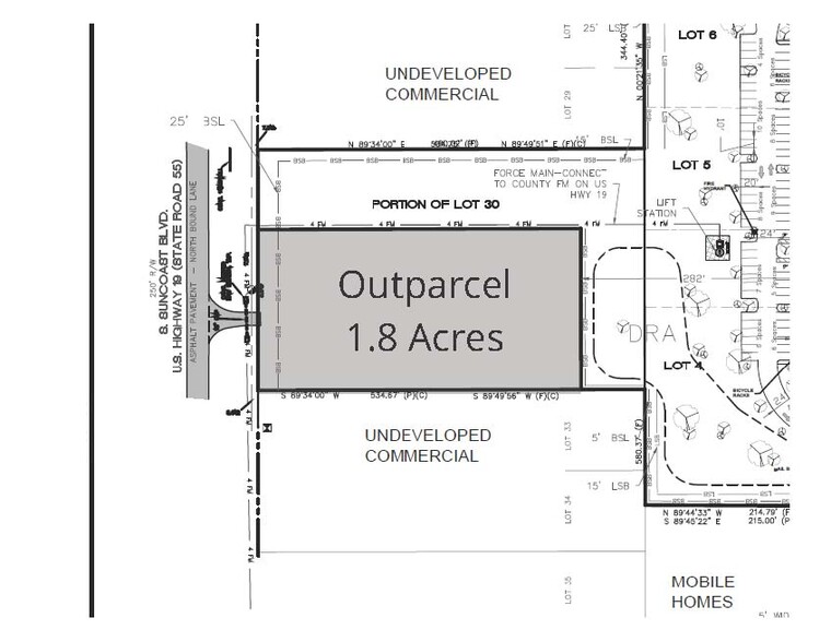 US Hwy 19, Homosassa, FL for sale - Site Plan - Image 1 of 2