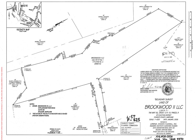 Deer Farm Place, La Plata, MD for sale - Site Plan - Image 2 of 2