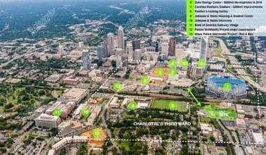 601 S Cedar St, Charlotte, NC - AERIAL  map view - Image1