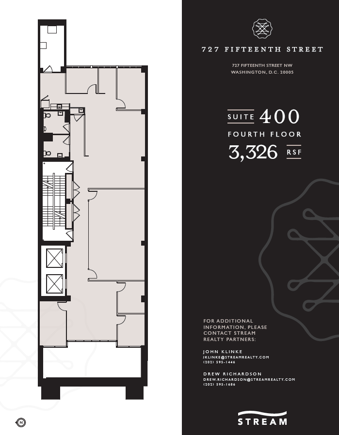 727 15th St NW, Washington, DC to rent Floor Plan- Image 1 of 4