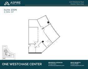 10777 Westheimer Rd, Houston, TX to rent Floor Plan- Image 1 of 2