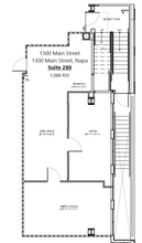 1300 Main St, Napa, CA for rent Floor Plan- Image 1 of 1