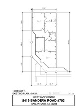 5407-5419 Bandera Rd, San Antonio, TX for rent Floor Plan- Image 1 of 1