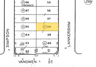 6829 Lankershim Blvd, North Hollywood, CA for sale Plat Map- Image 1 of 1